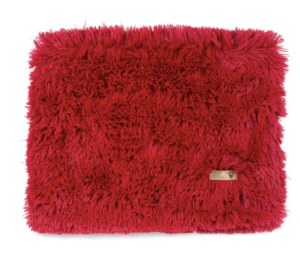 red shag pet blanket by Susan Lanci Designs